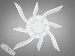 Стельовий світильник LED Diasha 2480/4+4WH, 65W, 3200K-6500K, білий акрил, сучасний стиль для дому