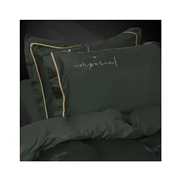 Постельное белье MirSon Сатин Imperial Satin Emerald 160х220 полуторный Евро (2200008576226) - миниатюра 4