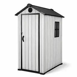 Госпблок-сарай пластиковий BKS 3х5FT з двосхилим дахом 210 × 103 × 163 см - мініатюра 4