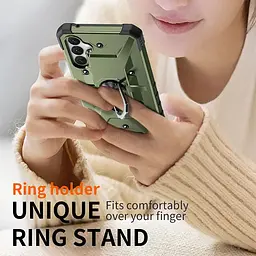 Ударостійкий чохол Pathfinder Ring для Samsung Galaxy A54 5G Зелений / Army Green - мініатюра 5