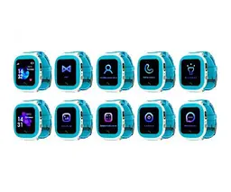 Дитячий годинник Amigo GO004 Splashproof Camera LED з сим картою блакитні - мініатюра 4