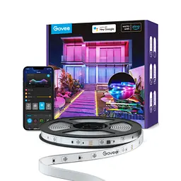 Світлодіодна стрічка Govee Phantasy Outdoor LED RGBIC Strip Lights 10м Білий (H61723D1) - мініатюра 1