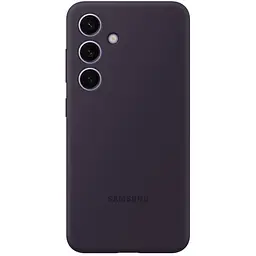 Оригінальний протиударний силіконовий чохол Samsung Silicone Case для Samsung Galaxy S24 (6.2") Dark Violet EF-PS921TEEGWW