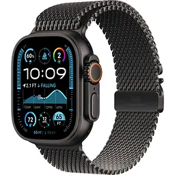 Смарт-годинник Apple Watch Ultra 2 49mm Black Titanium Case with Black Titanium Milanese Loop Large (MYTC3) [114879] - мініатюра 1