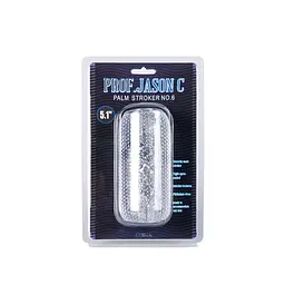 Ch38300 Мастурбатор гель Chisa Prof.Jason C Palm Stroker No.6 Clear - мініатюра 2