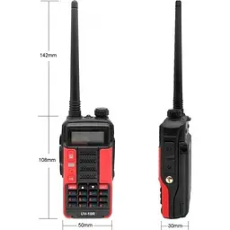 Рація Baofeng UV-10R Red [76618] - мініатюра 3