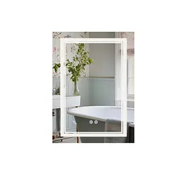 Дзеркало Qtap Cardinal 600x800 з LED-підсвічуванням Touch, з антизапотіванням, з димером температури кольору (3000-6500K) Reverse QT0478C6080