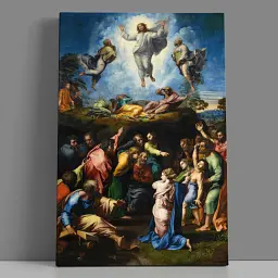 Інтер'єрна картина Преображення Господнє, Рафаель, Raphael Santi, The Transfiguration, релігійний декор, 60×40 см (id6954)