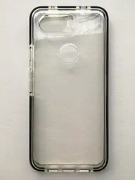 Протиударний прозорий чохол GEAR4 Piccadilly D3O з антимікробним покриттям для Google Pixel 3a (5.6") Black + Transparent - мініатюра 2