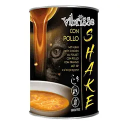 Вологий корм для котів Vibrisse Shake Суп курка 135 г