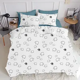 Підковдра євро 220х240 SHEEP DARK GREY COSAS (4822052279281) - мініатюра 2