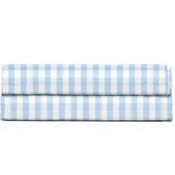 Дитяче простирадло Cosas Blue Check 110х160 см біло-блакитне (BlueCheck_110x160)