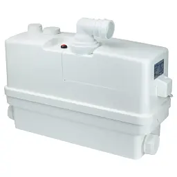 Станція каналізаційна 0.6кВт Hmax 8.5м Qmax 110л/хв 3 входу LEO 3.0 WC601С (776918) - мініатюра 4
