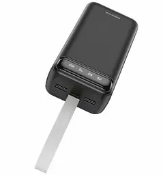 Універсальна мобільна батарея Borofone BJ14B 30000 mAh (Black) - мініатюра 3
