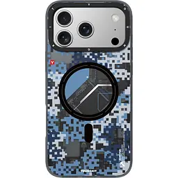 Чохол YoungKit Camouflage with Magnetic Ring для Apple iPhone 17 Pro Max Blue Camo [168250]
