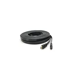 Кабель мультимедійний HDMI M to HDMI M 15.0m V1.4 black Merlion (YT-HDMI(M)/(M)SLIM-15m/06971)