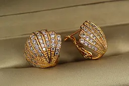 Сережки Xuping Jewelry Аріель 1.7 см золотисті - мініатюра 3