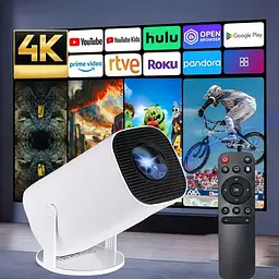 Мініпроектор Full HD 1080P з Wi-Fi, Bluetooth та Android - мініатюра 2