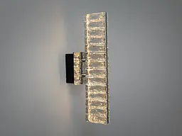 Бра настінне LED Diasha D88010/B-320CH кришталеве, хром 8 Вт - мініатюра 4
