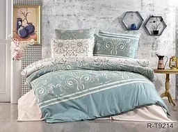 Комплект постільної білизни з компаньйоном (R-T9214) 1,5-спальний TAG tekstil pbe0037254 - мініатюра 1
