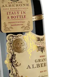 Вино Grande Alberone Vino Rosso d'Italia, червоне, сухе, 0,75 л - мініатюра 3