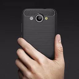 Чохол PRIMO Carbon Fiber Series для Huawei Y3 2017 Black - мініатюра 2