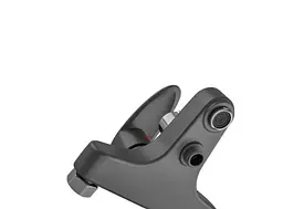 Змішувач для ванни Plamix CEZAR-009 EURO SET Graphite, зі шлангом, лійкою та кронштейном (PM0694) - мініатюра 3