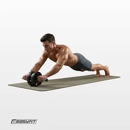 Ролик для пресу EasyFit BLM подвійний чорний - мініатюра 10