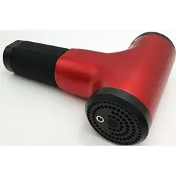 Масажер Акумуляторний для тіла м'язовий портативний ручний 4 насадки Fascial Gun KH-320 червоний - мініатюра 4