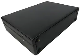 Дипломат чоловічий Portfolio 44х33х10 см Чорний (D17601) - мініатюра 4
