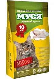 Сухий корм для котів Муся з куркою 10 кг 803690