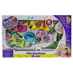 Музичний мобіль на ліжечко Harmonious music Bambi M 1245-30A U/R, з заводним механізмом