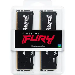 Модуль пам'яті DDR5 Kingston FURY Beast 2x8GB 5600 MHz RGB Black (KF556C36BBEAK2-16) [156597] - мініатюра 3