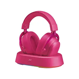 Ігрові бездротові навушники Mchose V9 Turbo+ / Три режими підключення / Pink