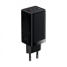 Мережевий зарядний пристрій Baseus GaN3 Pro Fast Charger 2C+U на 65 W (CCGP050101) - мініатюра 2