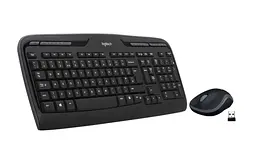 Комплект (клавіатура + миша бездротові) Logitech MK330 Wireless UA розкладка чорна (920-003989)