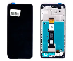 Дисплей Motorola XT2231-2 Moto G22 чорний + рамка