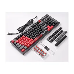 Клавіатура A4Tech Bloody S98 RGB BLMS Red Switch USB Sports Red (4711421000390) - мініатюра 9