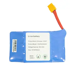 Батарея акумуляторна для гіроборда та гіроскутера акумулятор li-ion для HCpower-10S2P на 36V 4.4AH - мініатюра 2