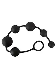 Анальні намиста Black Velvets Anal Beads 40 cm (чорний) - мініатюра 2