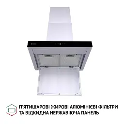 Витяжка декоративна Т-подібна Perfelli TS 6635 I/BL 1000 LED - мініатюра 6