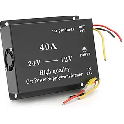 Перетворювач авто інвертор Voltronic DC/DC 24v-12v 40A GS-D40A