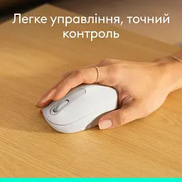 Миша Logitech M196 Bluetooth Off White (910-007460) - мініатюра 6