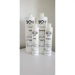 Шампунь You Look Professional Keratin Shampoo для відновлення волосся 1000 мл  - мініатюра 2