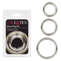 Набір ерекційних кілець Silver Ring - 3 Piece Set - мініатюра 2