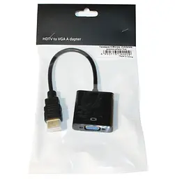 Конвертер HDMI (тато) на VGA (мама) 10cm, 4K/2K - мініатюра 2