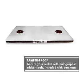 Титанові пластини ColdTi Titanium Double Plate для зберігання сід-фрази, 2 шт з двома пломбами - мініатюра 4