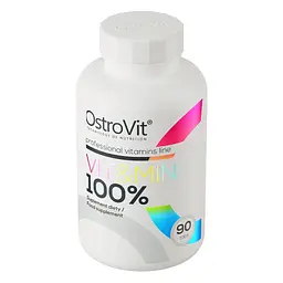 Вітаміни та мінерали OstroVit 100% Vit&Min 90 таблеток - мініатюра 2
