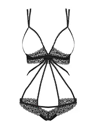 Боді Obsessive Liferia L/XL чорний - мініатюра 5