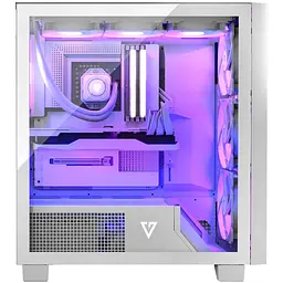 Корпус Modecom VOLCANO PERUN APEX ARGB MIDI WHITE 4x140 мм fans USB 3.0x2+TYPE-C без БЖ ATX (AT-PERUN-4F-ARGB-20-00000)